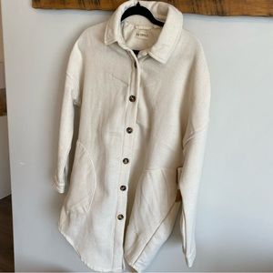 NWT Rag Supply Cream Shacket